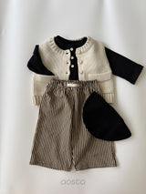 ［Aosta］Butter Button Tee