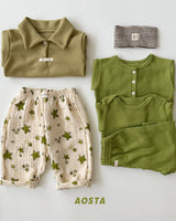 ［Aosta］Butter Button Tee