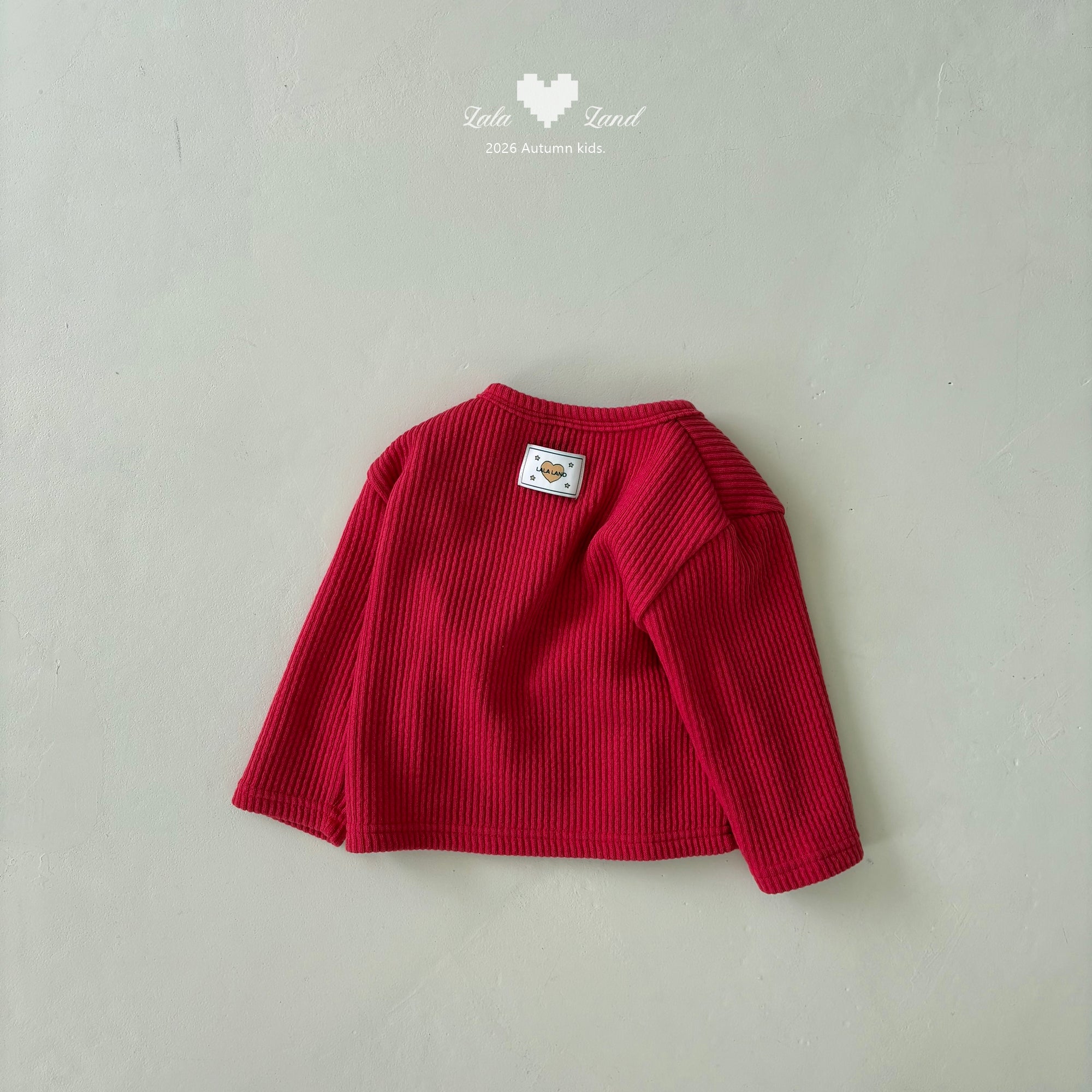 ［Lala land］Alpha rib cardigan