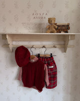 ［Aosta］Check pants