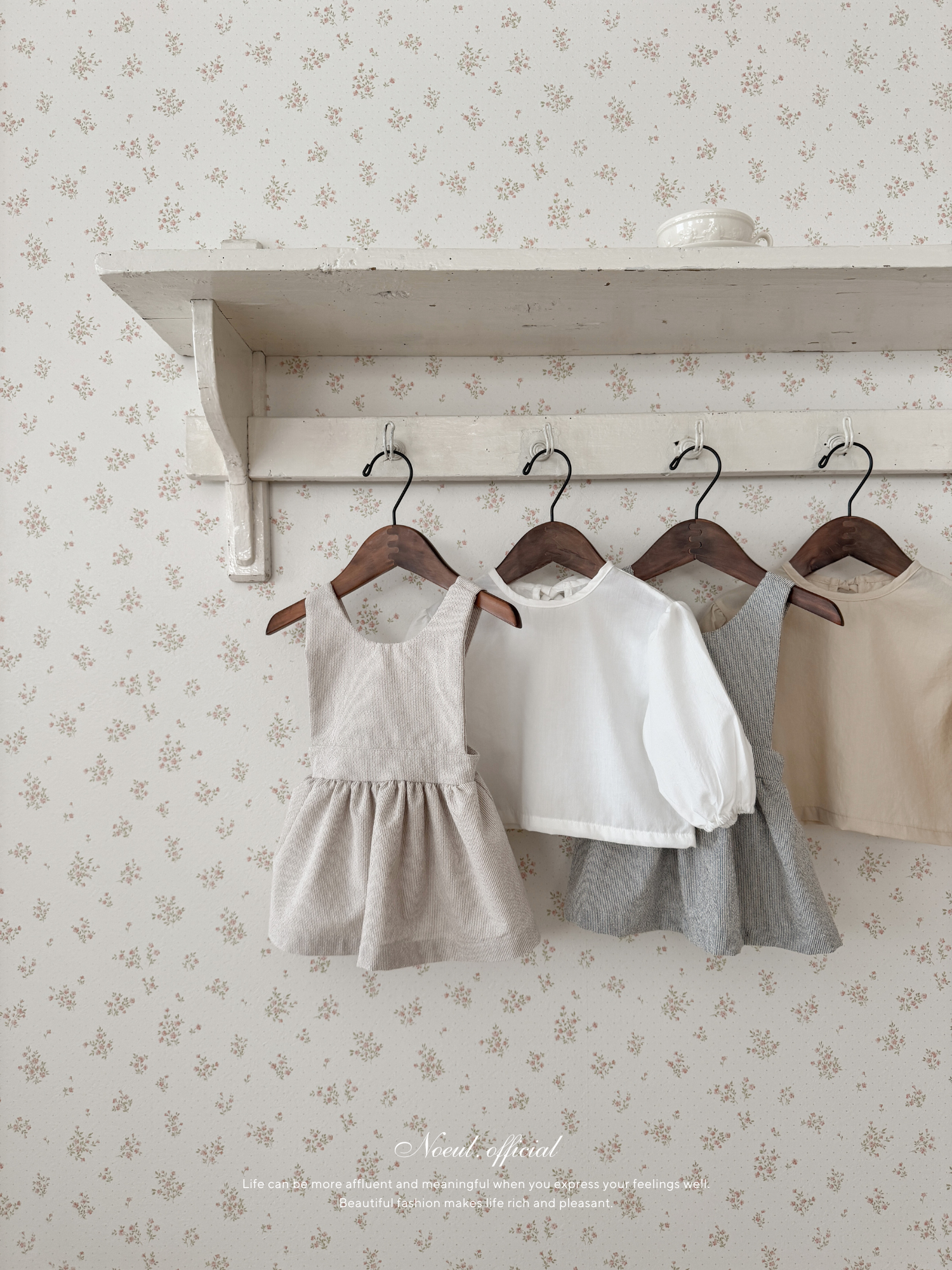 Balloon ribbon blouse (baby)