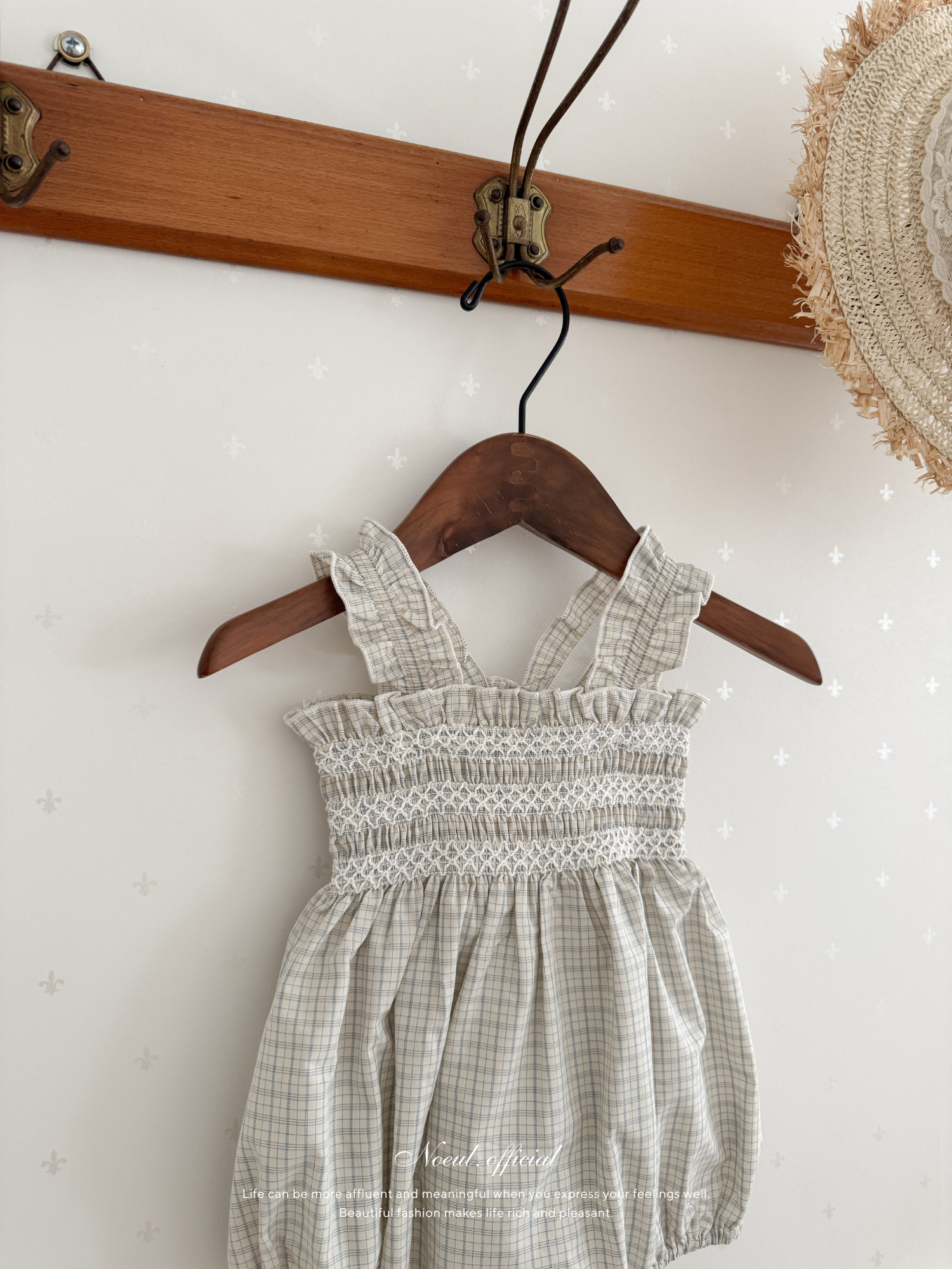Lilly smock rompers