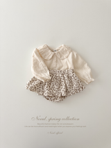 Leaf frill cancan skirt