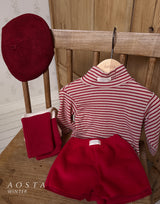 ［Aosta］Wool turtleneck tee