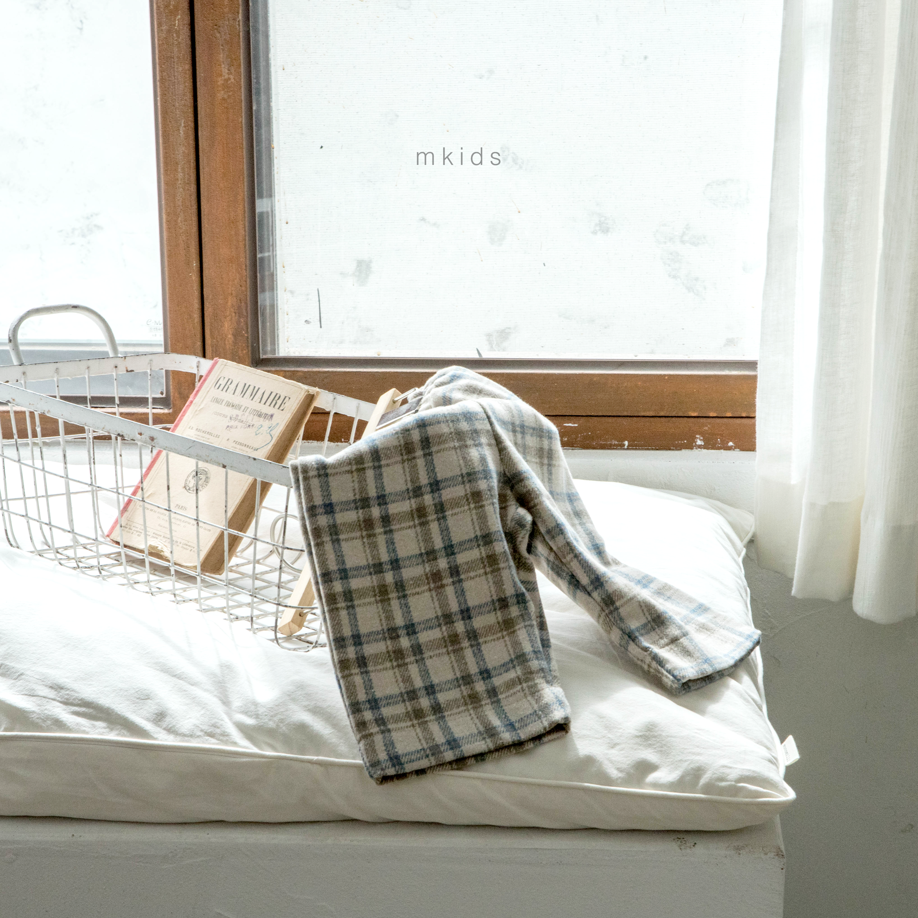 ［mkids］Oliver check pants