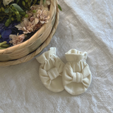 ［peekaboo］Ribbon newborn mitten