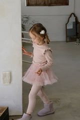 [FLO] Lemonde frill rib tops