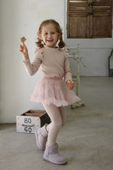 [FLO] Lemonde frill rib tops