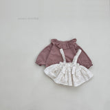 ［mimi market］Snow ruffle blouse