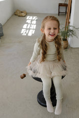 [FLO] Lemonde frill rib tops