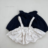 ［mimi market］Snow ruffle blouse