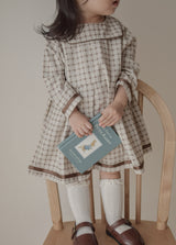 Brunette check one-piece (kids)