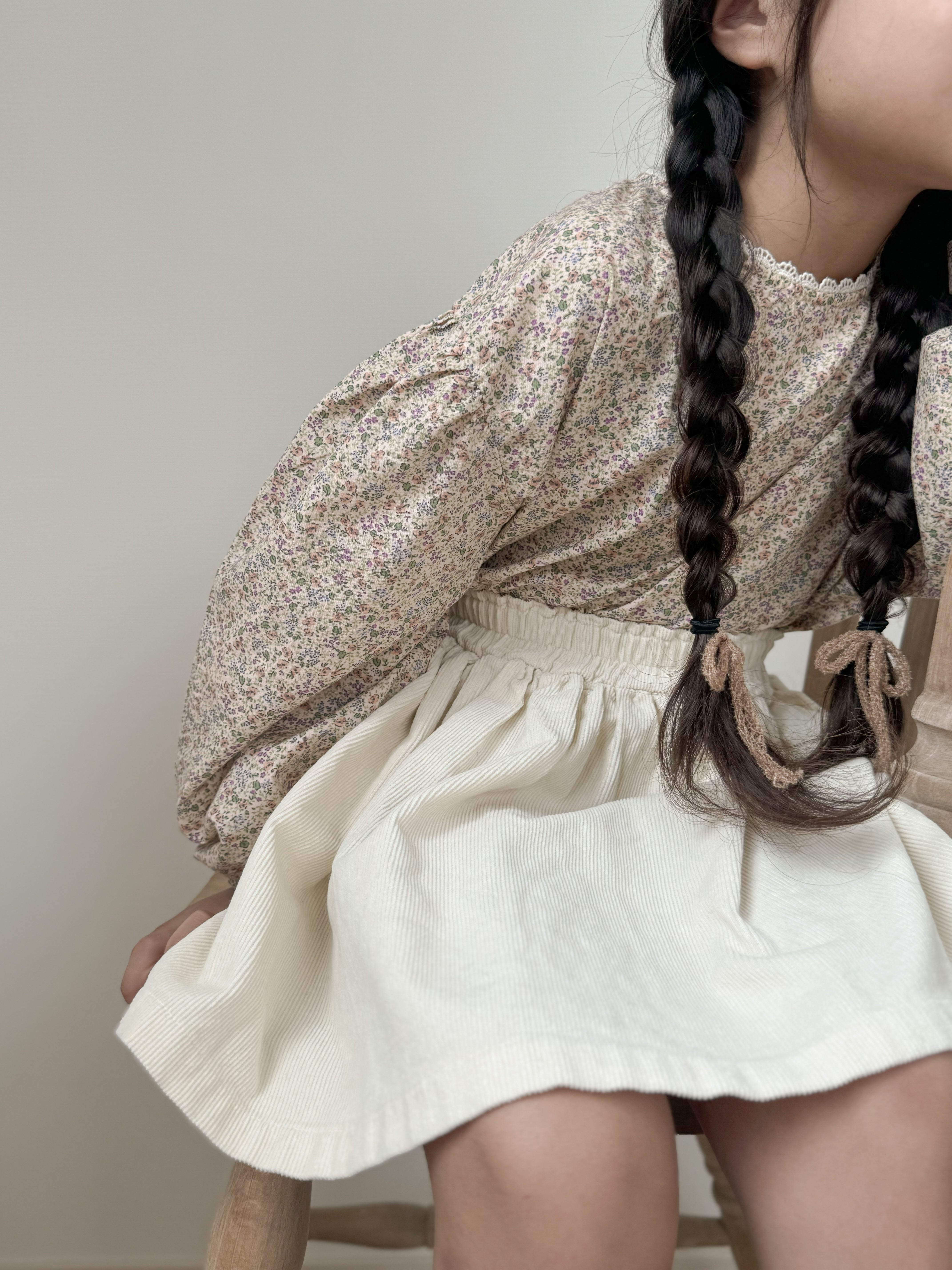 Flower lace blouse