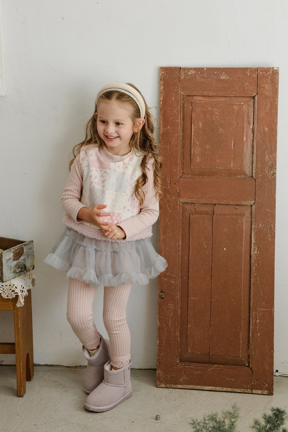 [FLO] Lemonde frill rib tops