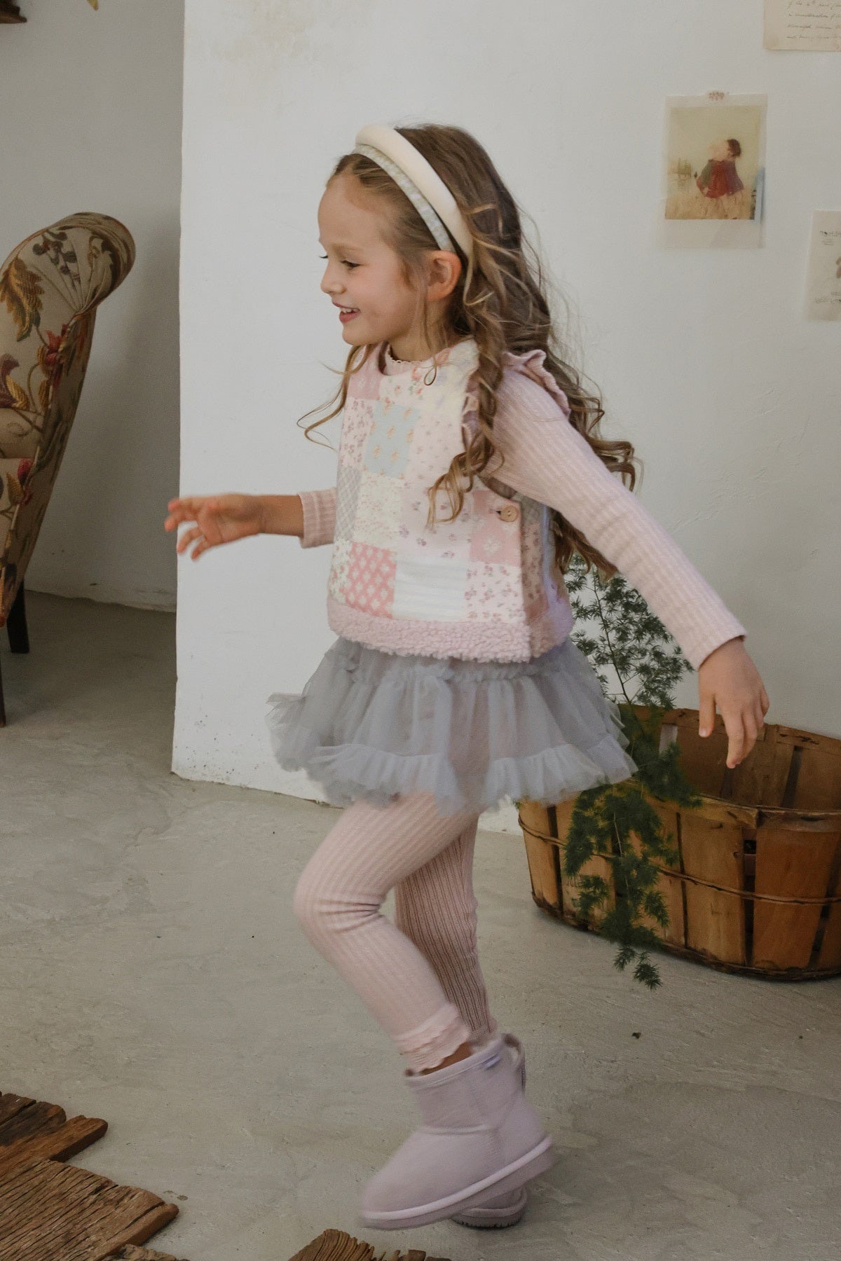 [FLO] Lemonde frill rib tops