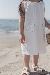 Lace pocket one-piece