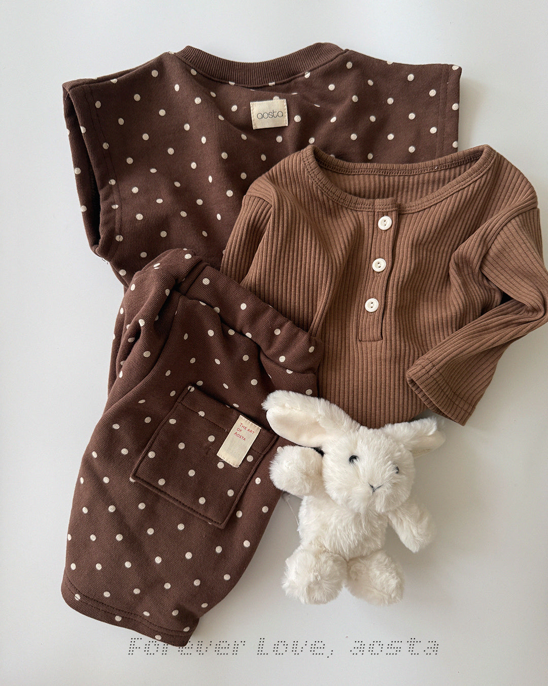 ［Aosta］Dot Tongtong Vest