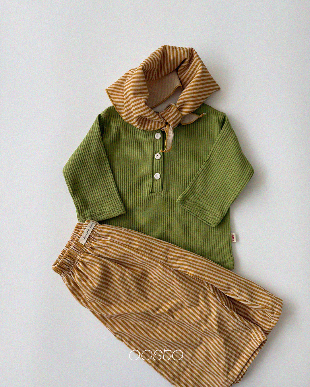 ［Aosta］Louis Stripe Pants