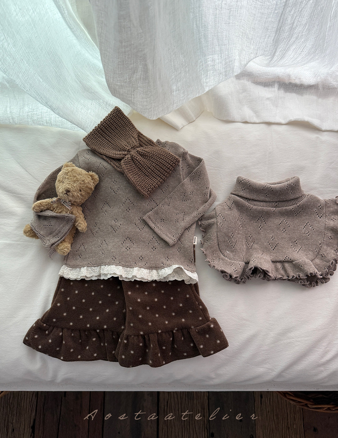 ［Aosta］Knit hairband