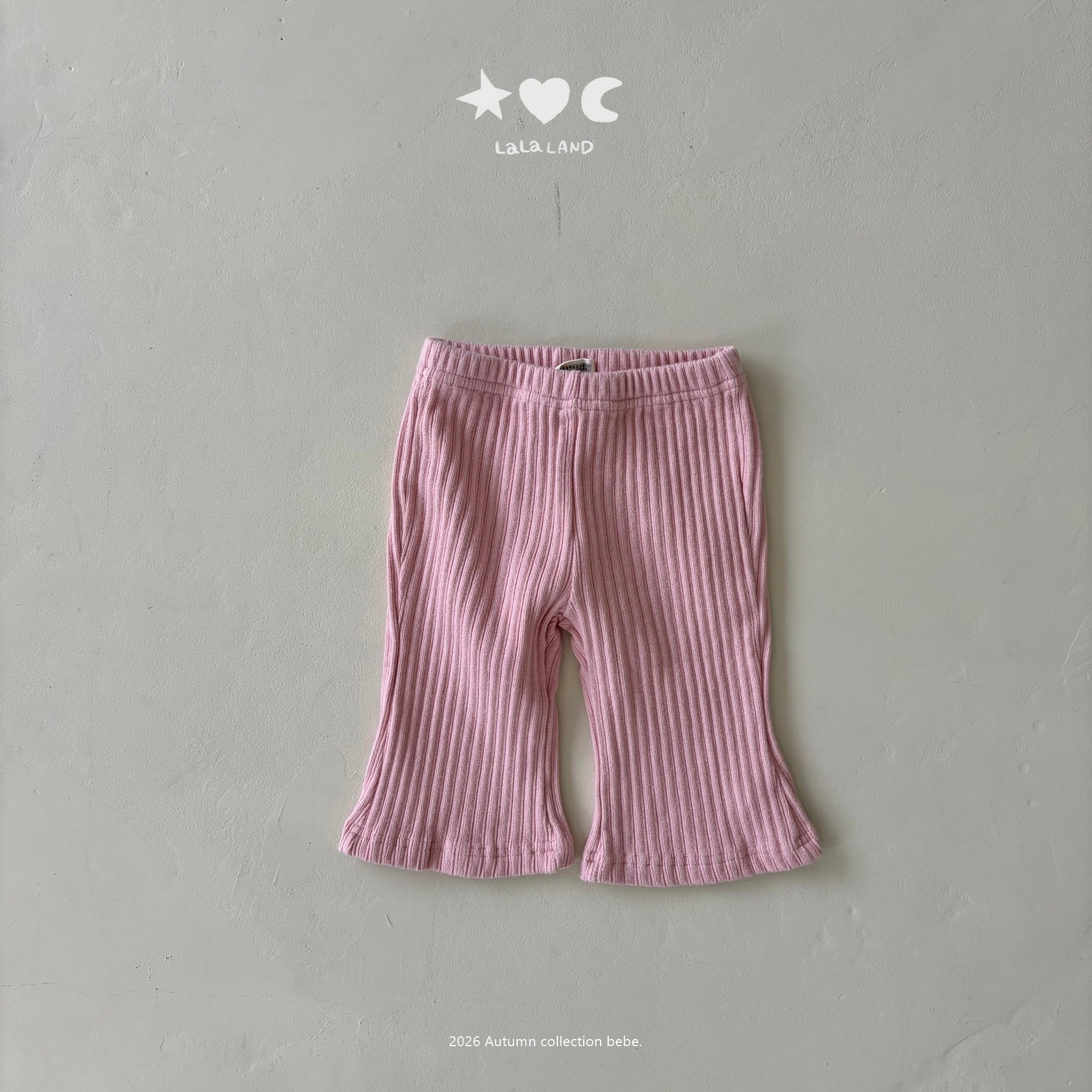 ［Lala land］Tulip rib pants