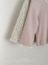 Mable ribbon lace tee