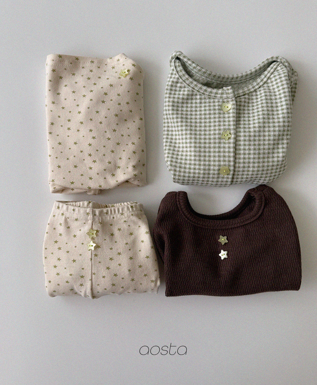 ［Aosta］Kiki Check Cardigan