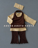 ［Aosta］Choco Chip Halter Neck