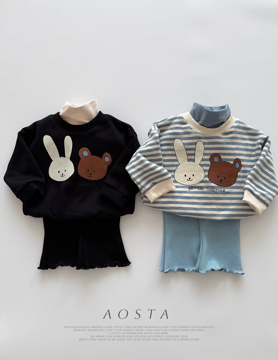 ［Aosta］Fake turtleneck