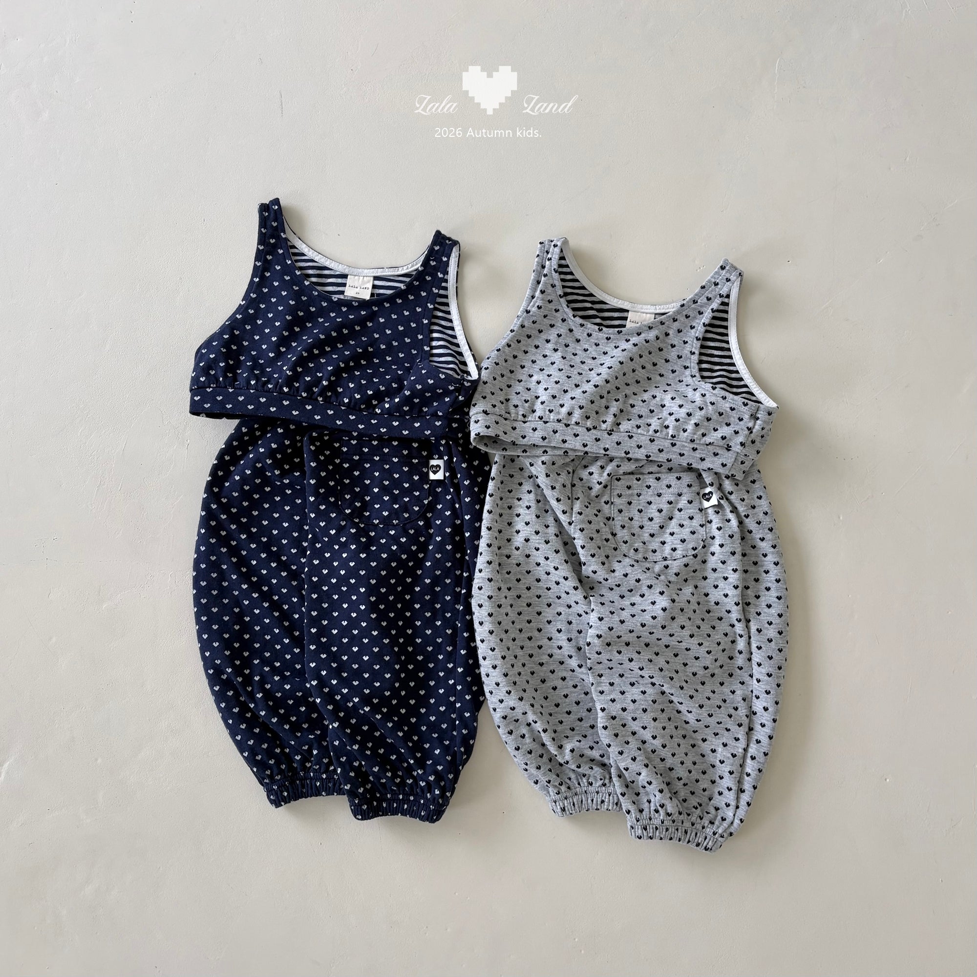 ［Lala land］Heart jogger pants