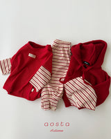 ［Aosta］Knit Cookie Hoodie