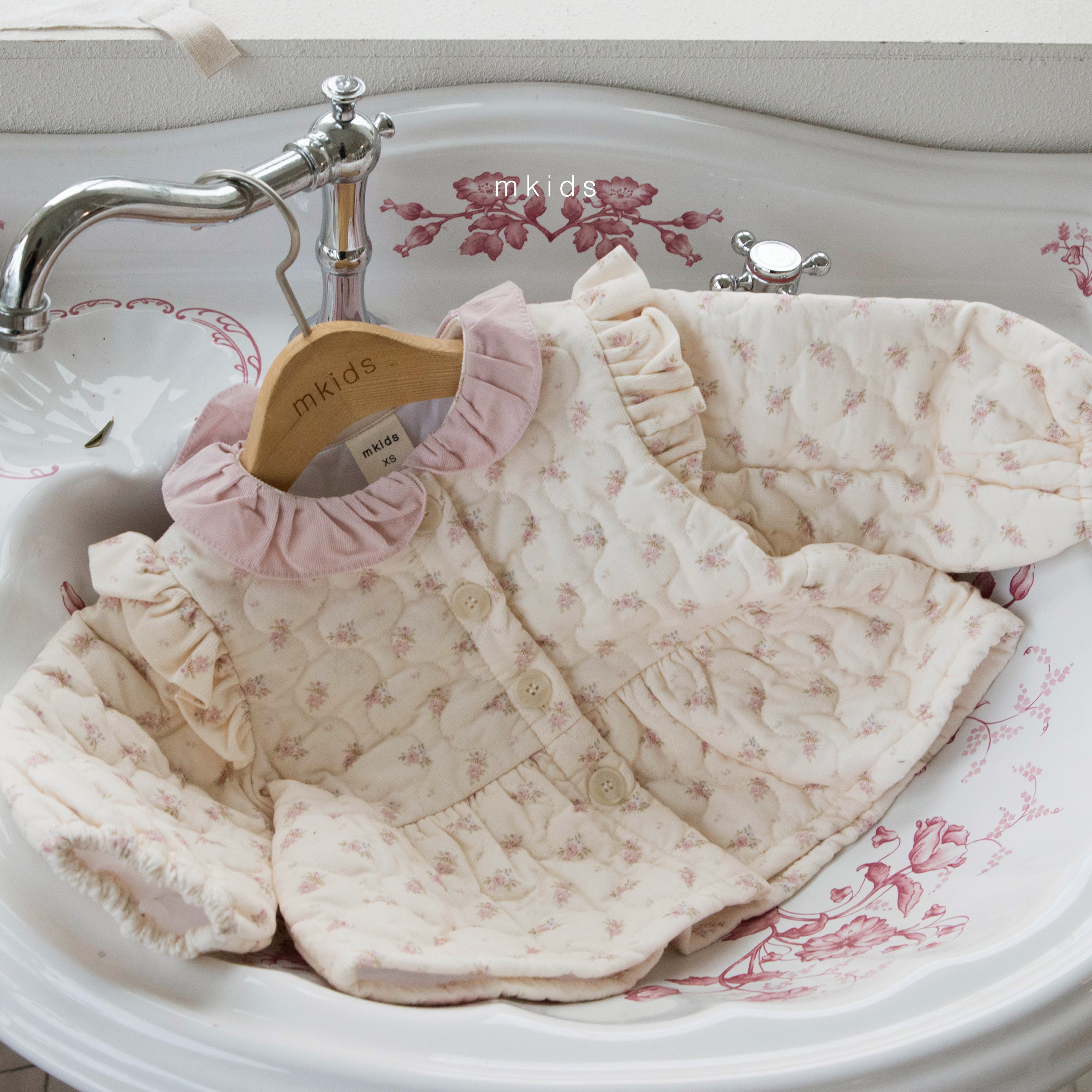 ［mkids］Love you quilting jacket