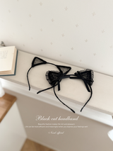 Black cat headband