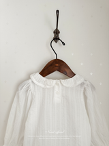 Lace frill blouse