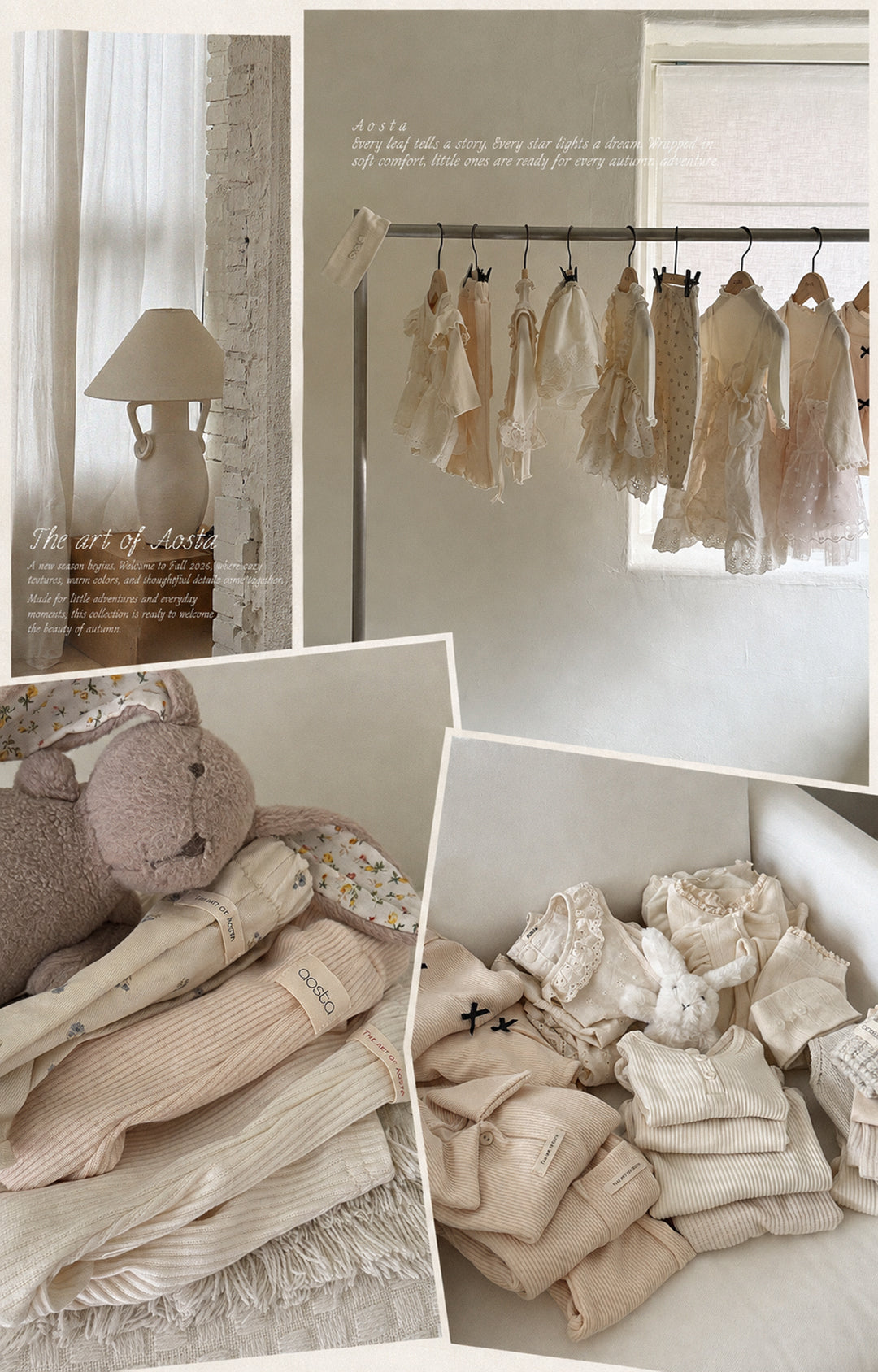 ［Aosta］Lace Open Vest
