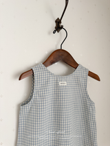 Muse check sleeveless blouse