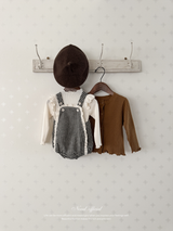 Petit lace suspender suit