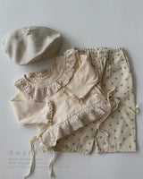 ［Aosta］Love Flower Pants