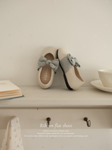 Ribbon flat shoes - Frozen yogurt -