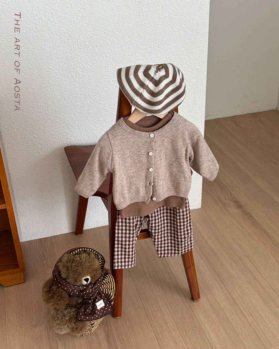 ［Aosta］Knit Cookie Beret