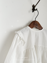 Shoulder frill blouse