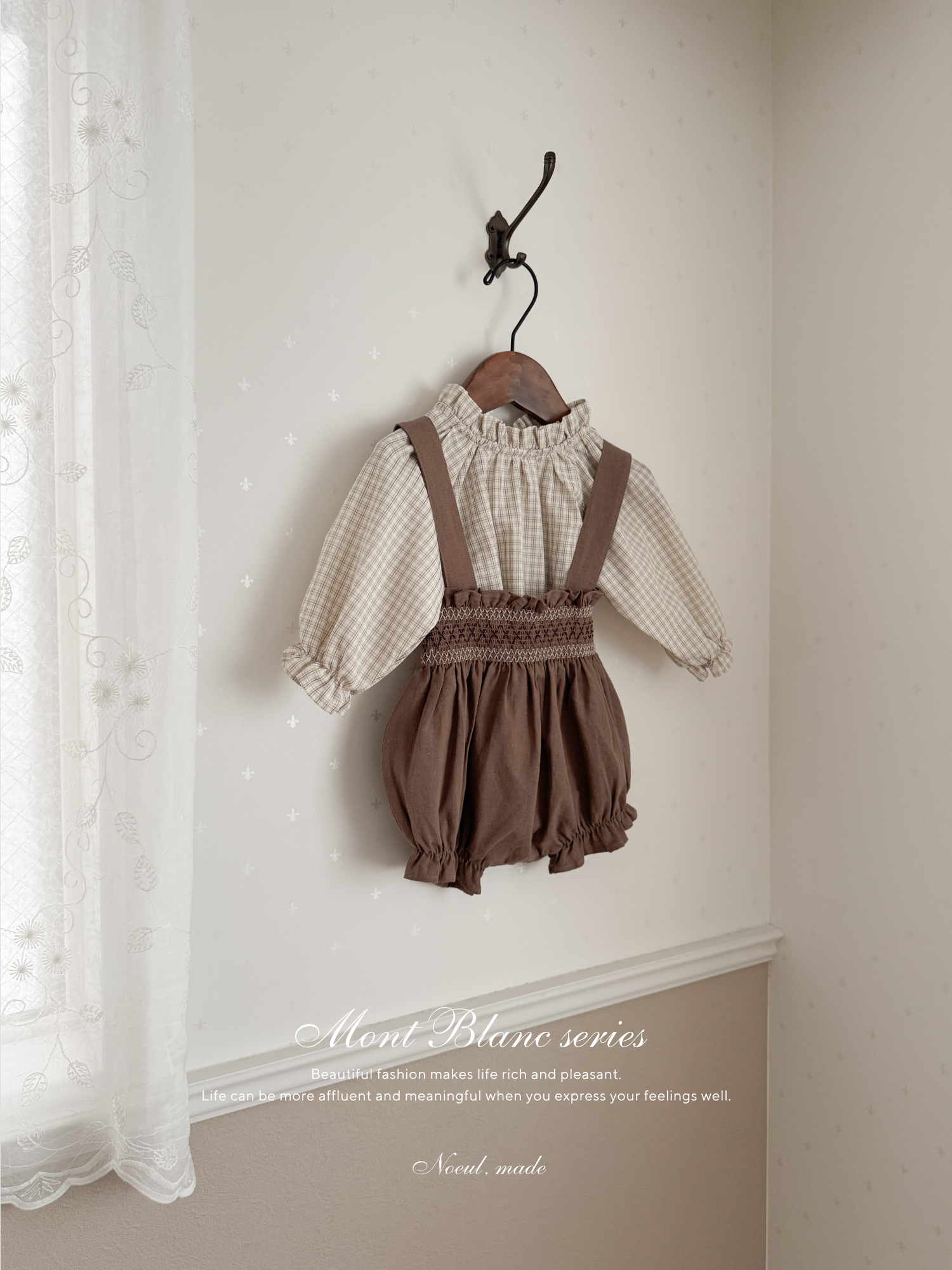 *Noeul.made* Mont Blanc rompers