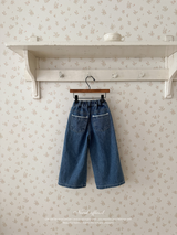 Laura lace denim pants