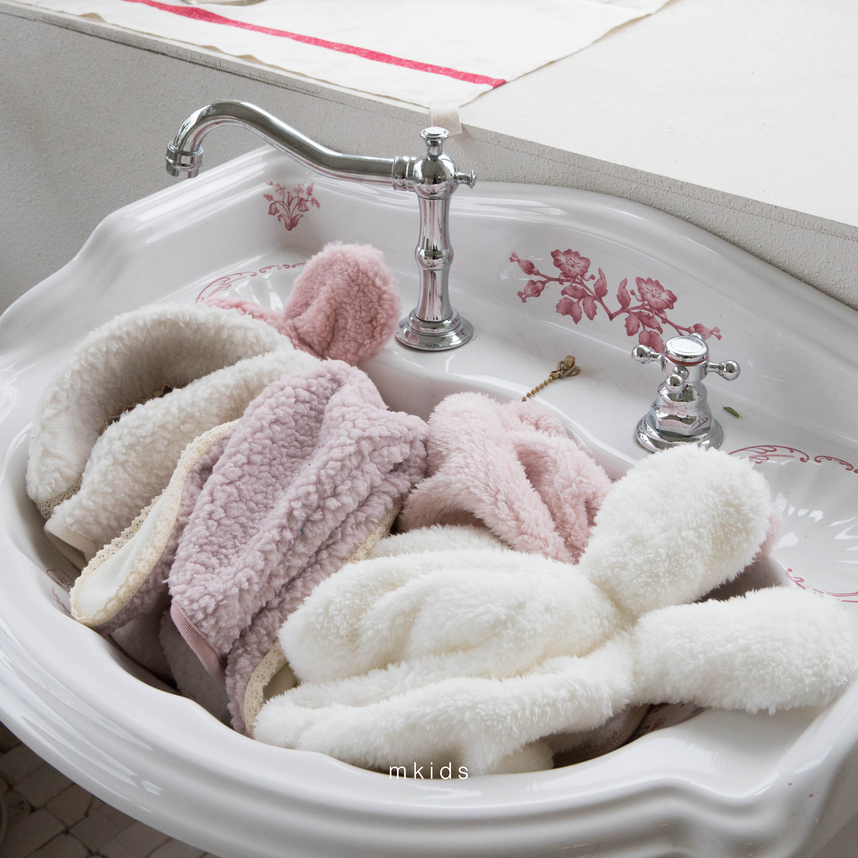 ［mkids］Bear boa hat