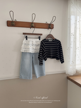 Signature denim pants