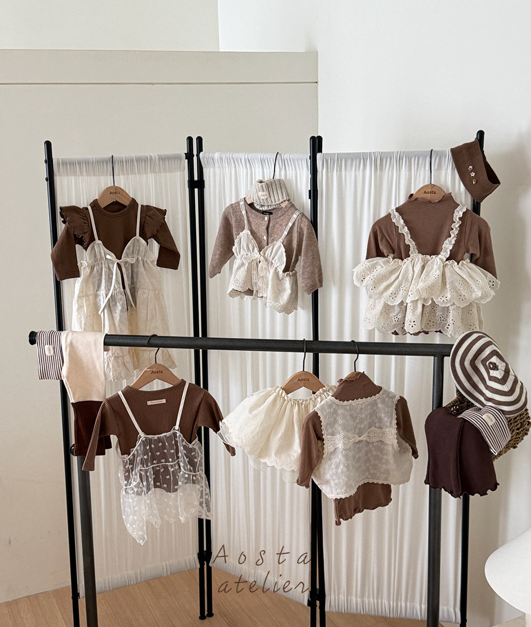 ［Aosta］Lace Bustier