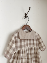 Bonbon check one-piece