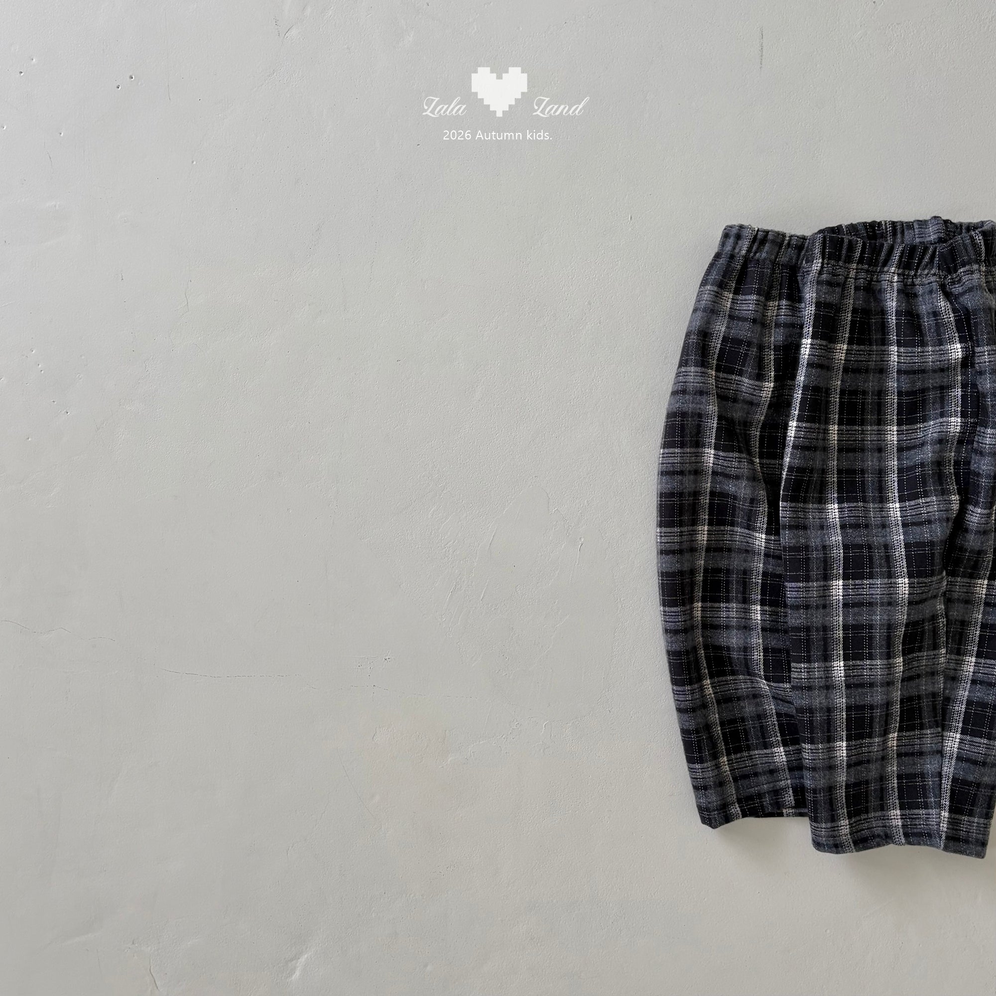 ［Lala land］Fancy check pants
