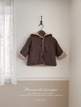 *Noeul.made* Brownie hood jumper