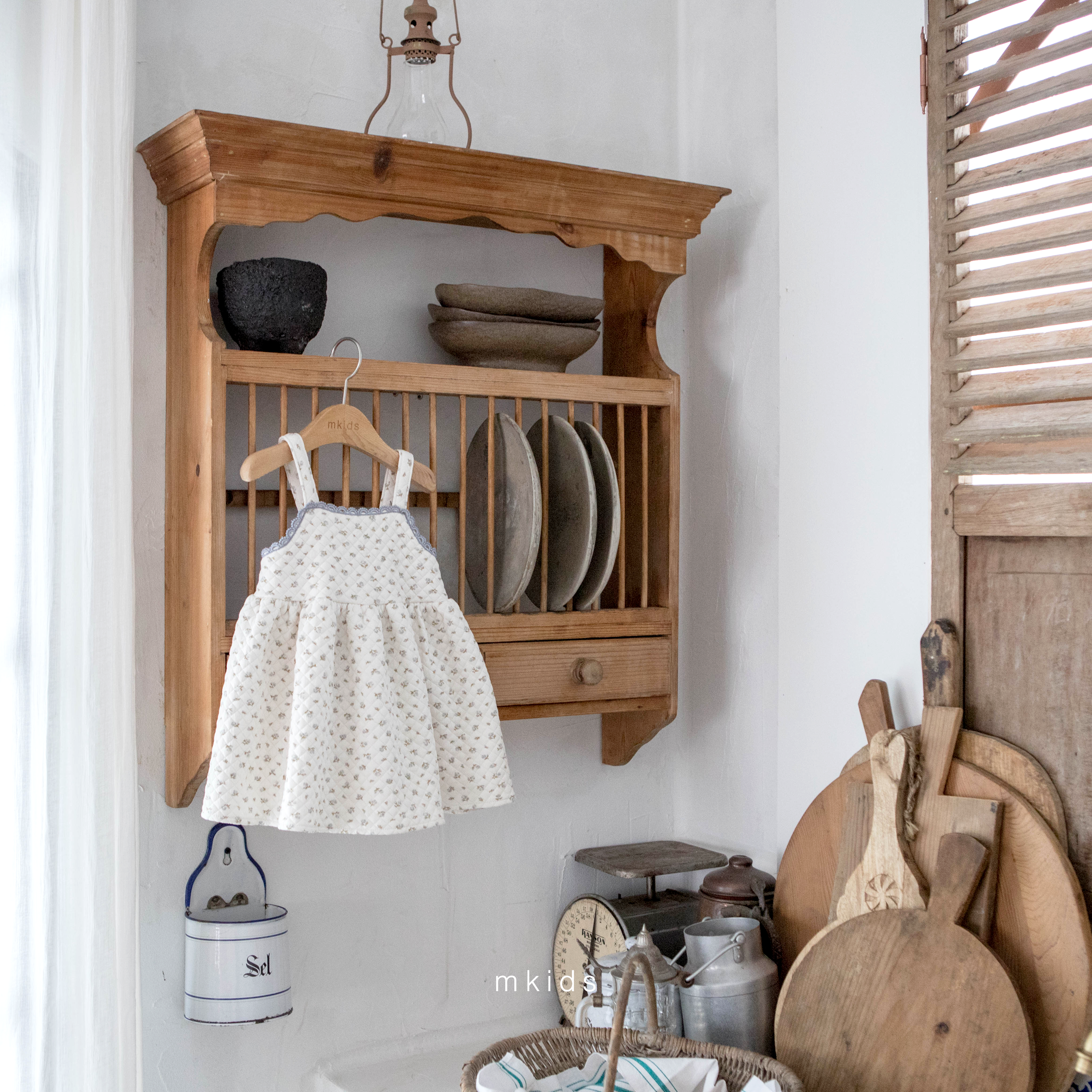 ［mkids］Dia quilting one-piece