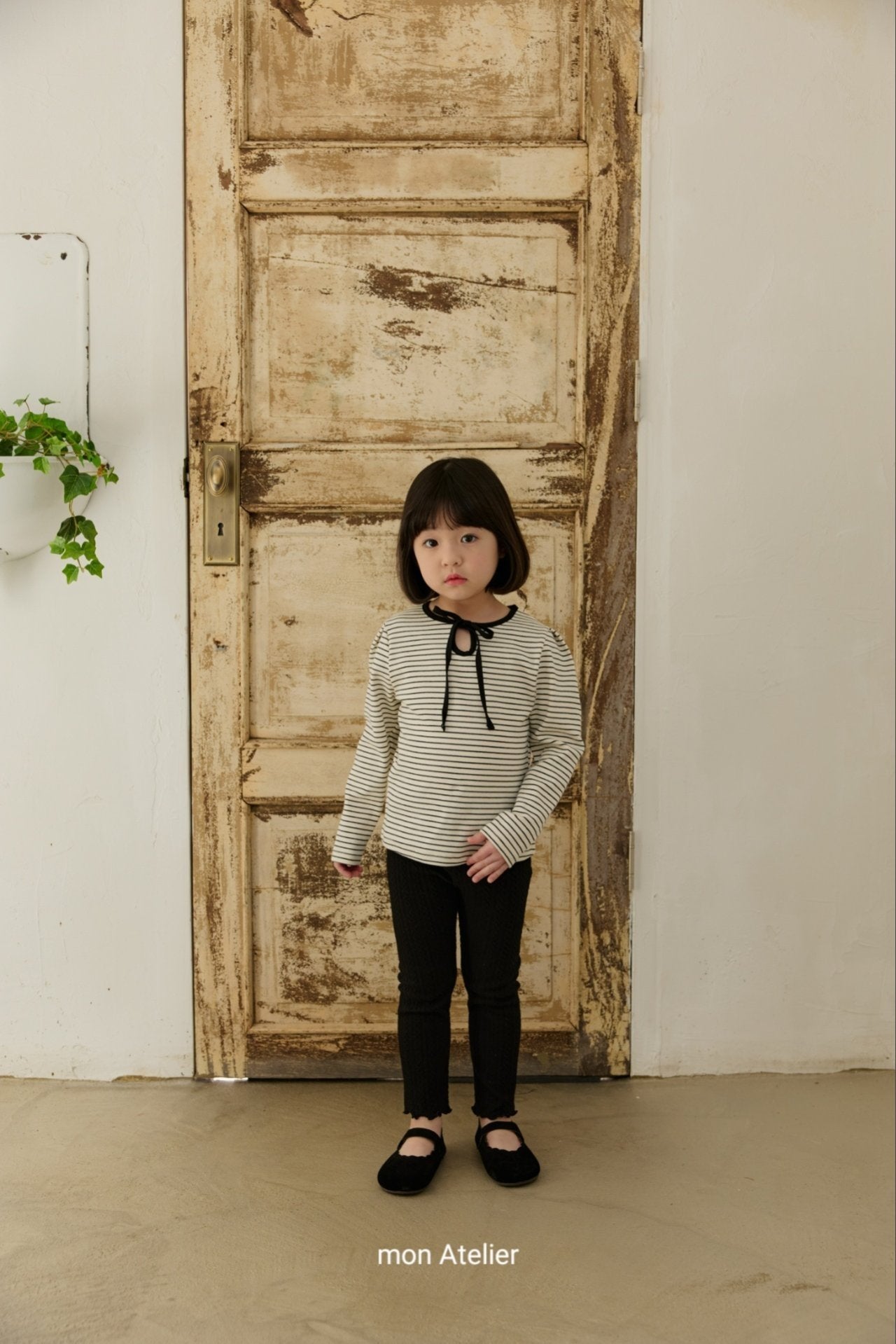 ［mon Atelier］Jacquard leggings